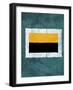 Green and Yellow Abstract Theme 5-NaxArt-Framed Art Print