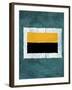 Green and Yellow Abstract Theme 5-NaxArt-Framed Art Print