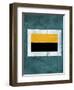 Green and Yellow Abstract Theme 5-NaxArt-Framed Art Print