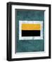 Green and Yellow Abstract Theme 5-NaxArt-Framed Art Print