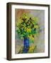 Green and Yellow Still Life-Pol Ledent-Framed Art Print