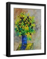 Green and Yellow Still Life-Pol Ledent-Framed Art Print