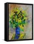 Green and Yellow Still Life-Pol Ledent-Framed Stretched Canvas