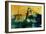 Green and Yellow Street Sign-David Studwell-Framed Giclee Print