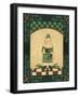 Green Antique Santa-Debbie McMaster-Framed Giclee Print