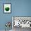 Green Apple - Geometric Shape-cienpies-Framed Art Print displayed on a wall