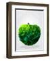 Green Apple - Geometric Shape-cienpies-Framed Art Print