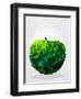 Green Apple - Geometric Shape-cienpies-Framed Art Print