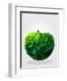 Green Apple - Geometric Shape-cienpies-Framed Art Print