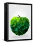 Green Apple - Geometric Shape-cienpies-Framed Stretched Canvas