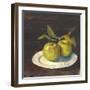Green Apple I Dark Brown-Carol Rowan-Framed Art Print
