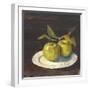 Green Apple I Dark Brown-Carol Rowan-Framed Art Print