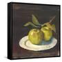 Green Apple I Dark Brown-Carol Rowan-Framed Stretched Canvas