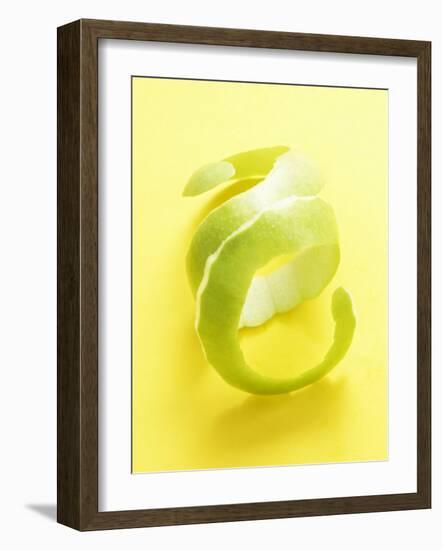 Green Apple Peel-null-Framed Photographic Print