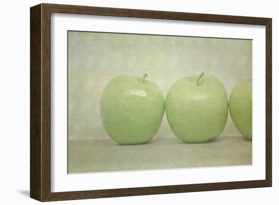 Green Apple Still Life-null-Framed Photographic Print