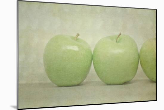 Green Apple Still Life-null-Mounted Photographic Print