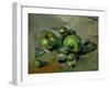 Green Apples, Around 1873-Paul Cézanne-Framed Giclee Print