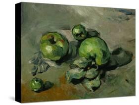 Green Apples, Around 1873-Paul Cézanne-Stretched Canvas