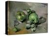 Green Apples, c.1872-73-Paul Cézanne-Stretched Canvas