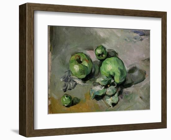 Green Apples, c.1872-73-Paul Cézanne-Framed Giclee Print