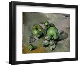 Green Apples, c.1872-73-Paul Cézanne-Framed Giclee Print