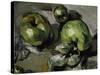 Green Apples, c.1873-Paul Cézanne-Stretched Canvas