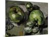Green Apples, c.1873-Paul Cézanne-Mounted Giclee Print