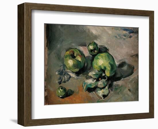 Green Apples-Paul Cézanne-Framed Art Print