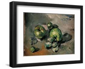 Green Apples-Paul Cézanne-Framed Art Print