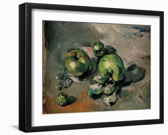 Green Apples-Paul Cézanne-Framed Art Print