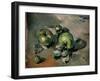 Green Apples-Paul Cézanne-Framed Art Print