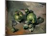 Green Apples-Paul Cézanne-Mounted Art Print