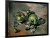 Green Apples-Paul Cézanne-Framed Art Print