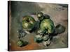 Green Apples-Paul Cézanne-Stretched Canvas