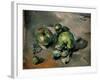 Green Apples-Paul Cézanne-Framed Art Print