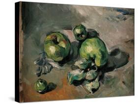 Green Apples-Paul Cézanne-Stretched Canvas