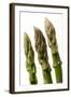 Green Asparagus Close-Up of Tips-null-Framed Photographic Print