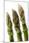 Green Asparagus Close-Up of Tips-null-Mounted Photographic Print