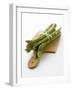 Green Asparagus on Chopping Board-Klaus Arras-Framed Photographic Print