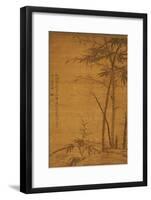 Green Bamboo in the Sheong Gu (Fine Outline) Style, 1319-Li Kan-Framed Giclee Print