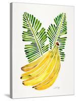 Green Bananas-Cat Coquillette-Stretched Canvas