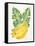 Green Bananas-Cat Coquillette-Framed Stretched Canvas