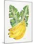 Green Bananas-Cat Coquillette-Mounted Giclee Print