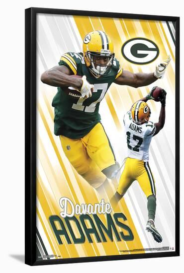 GREEN BAY PACKERS - D ADAMS 18-null-Framed Poster