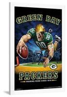 GREEN BAY PACKERS - END ZONE 17-null-Framed Poster