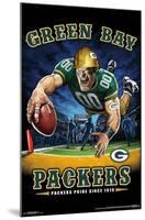 GREEN BAY PACKERS - END ZONE 17-null-Mounted Poster