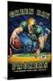 GREEN BAY PACKERS - END ZONE 17-null-Mounted Poster