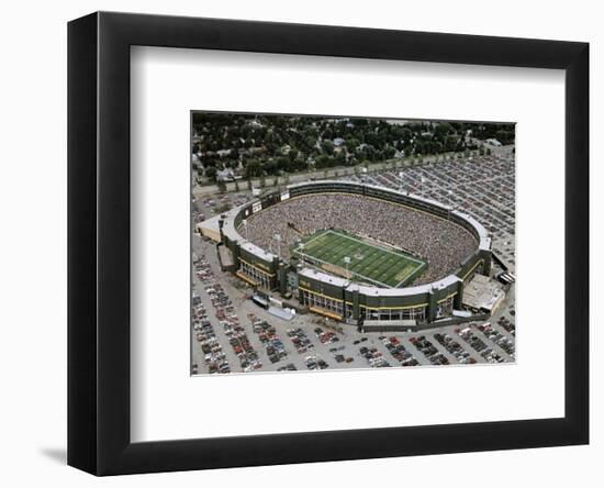 Green Bay Packers Old Lambeau Field, c.1957-2003 Sports-Mike Smith-Framed Art Print