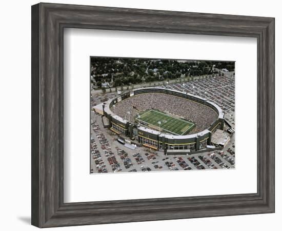 Green Bay Packers Old Lambeau Field, c.1957-2003 Sports-Mike Smith-Framed Art Print