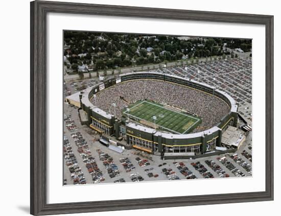 Green Bay Packers Old Lambeau Field, c.1957-2003 Sports-Mike Smith-Framed Art Print